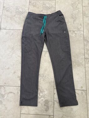 Figs Women’s Charcoal Yola Skinny Scrub Pants Size Small